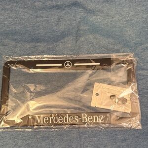 Mercedes-Benz Black License Plate Frame